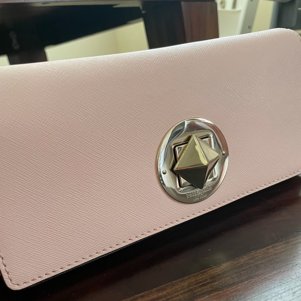 Kate Spade pink clutch